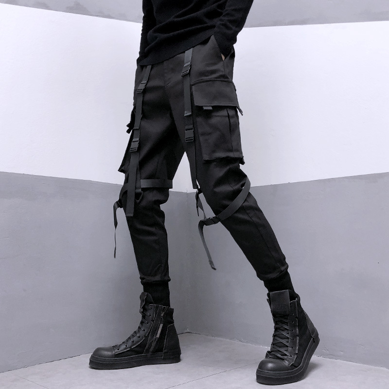 Functional Multi-Pocket Harem Pants