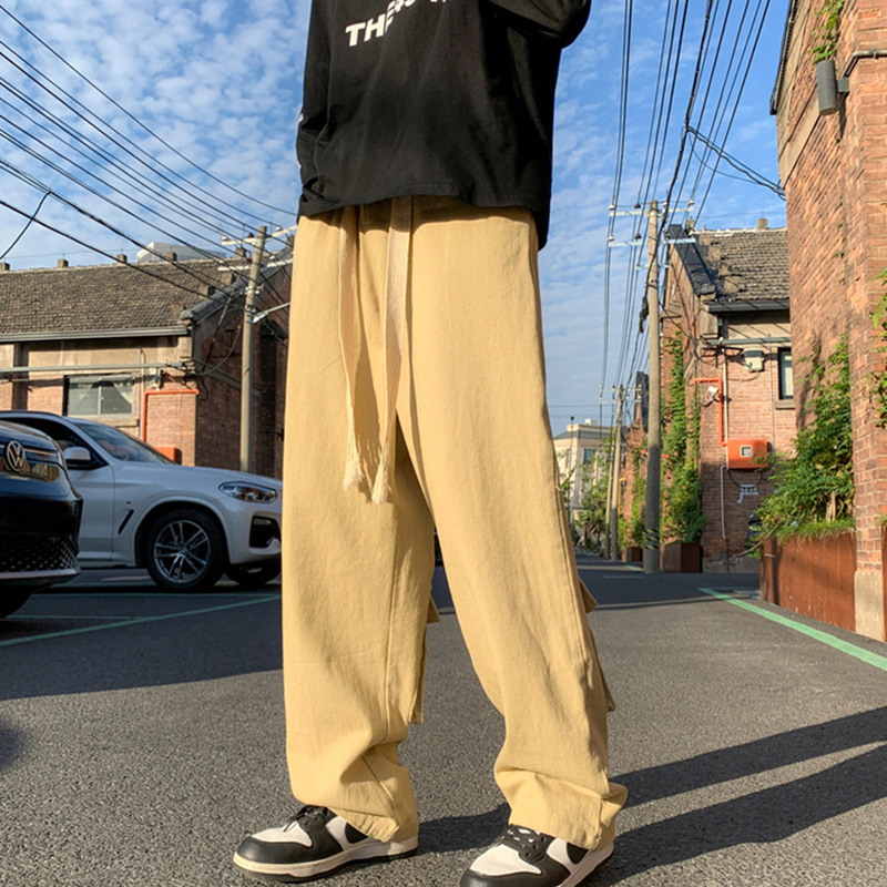 Retro Functional Casual Pants