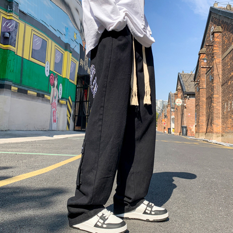 Retro Functional Casual Pants