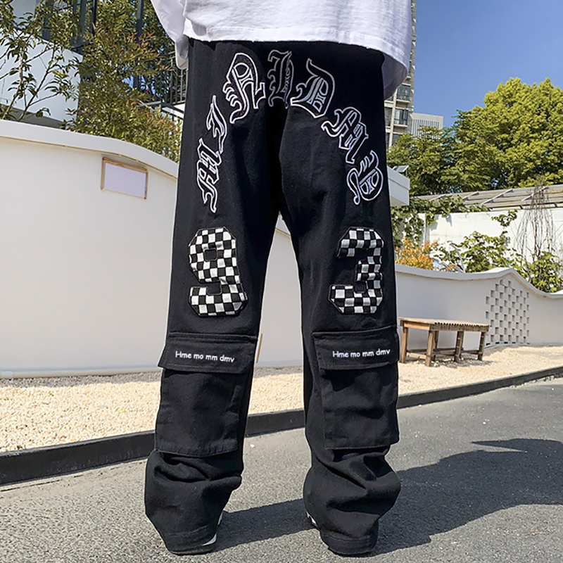 Retro Functional Casual Pants