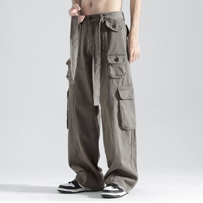 Vintage Multi-Pocket Casual Cargo Pants