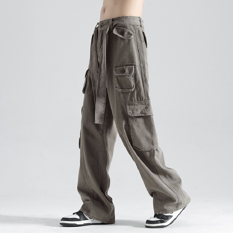 Vintage Multi-Pocket Casual Cargo Pants