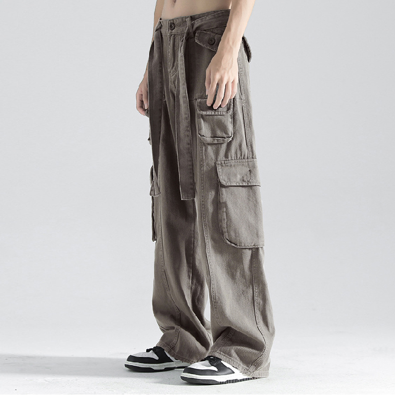 Vintage Multi-Pocket Casual Cargo Pants