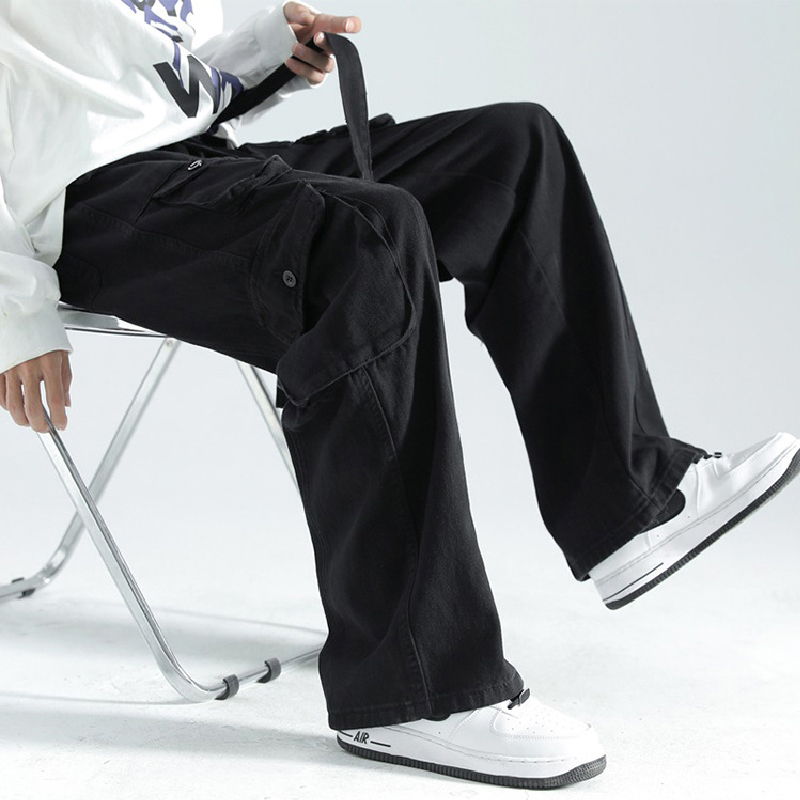 Vintage Multi-Pocket Casual Cargo Pants