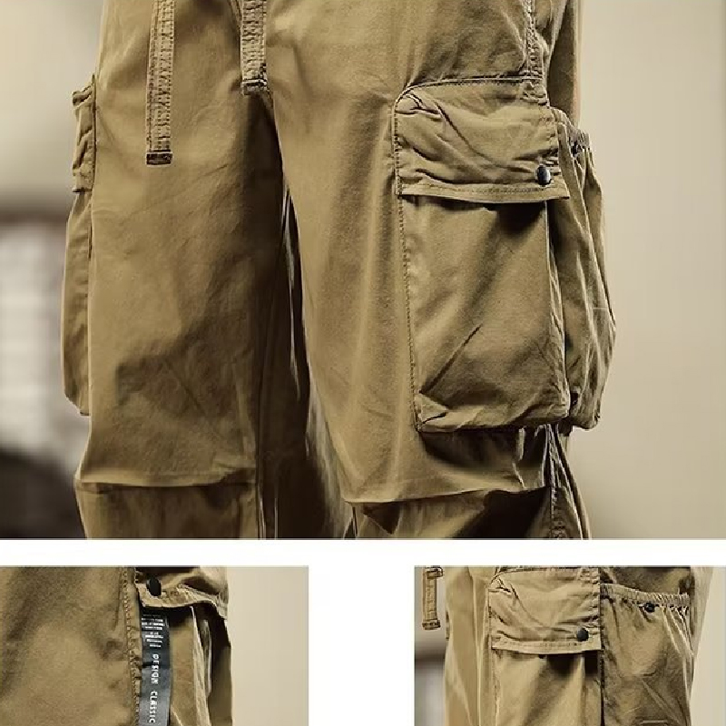 Loose Multi-Pocket Casual Cargo Pants