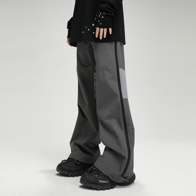 Functional Style Deconstructed Casual Pants