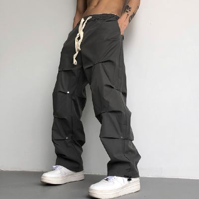 Vintage Pleated Casual Pants