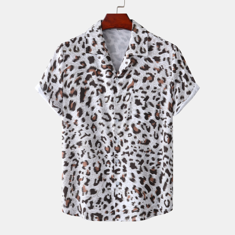 Leopard Collection Print Hawaiian Shirt