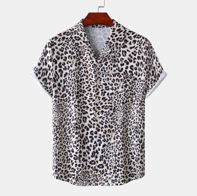 Leopard Collection Print Hawaiian Shirt