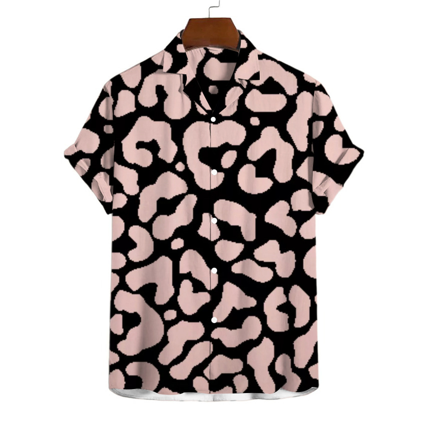 Cow and Leopard Print Hawaiian Shirt