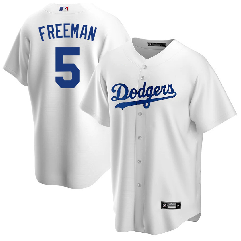 Dodgers Freeman Print Jersey Baseball Uniform