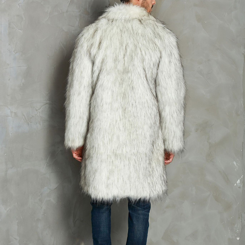 Fashion Faux Fur Long Coat
