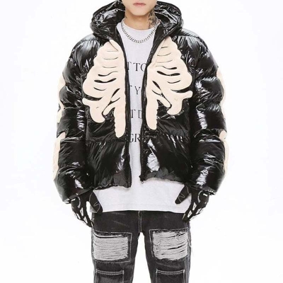 Y2k Skeleton Puffer Jacket