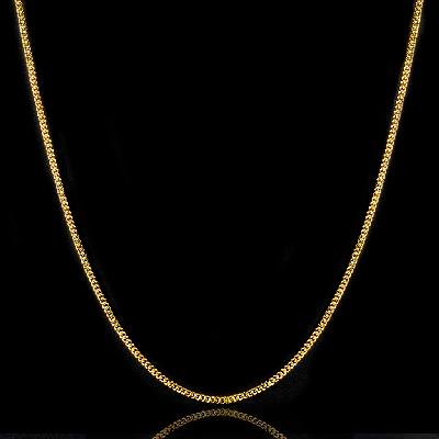 3mm Cuban Chain Set in Gold