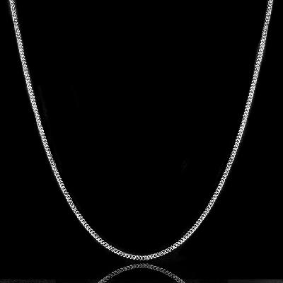 Thorns Barb Wire + 3mm Cuban Chain Necklace Set in White Gold