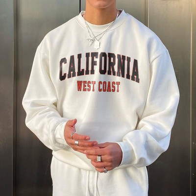 Men's California Print Casual Sweatshirt