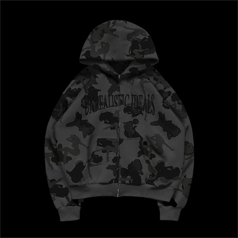 Personalized Camo Print Street Hoodie