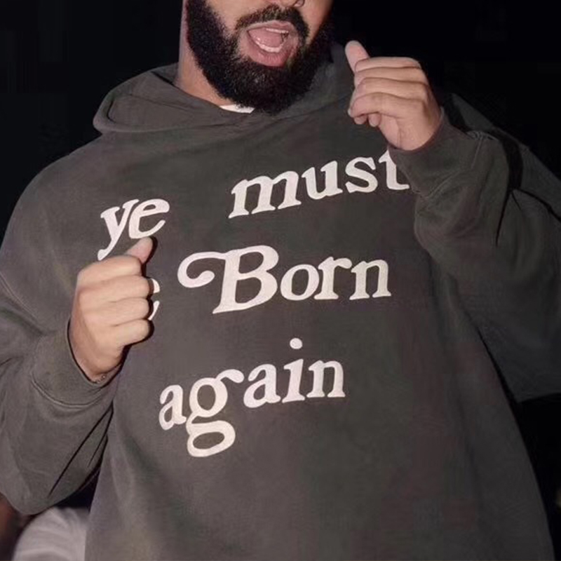 You Must Be Born Again Printed Sweatshirt