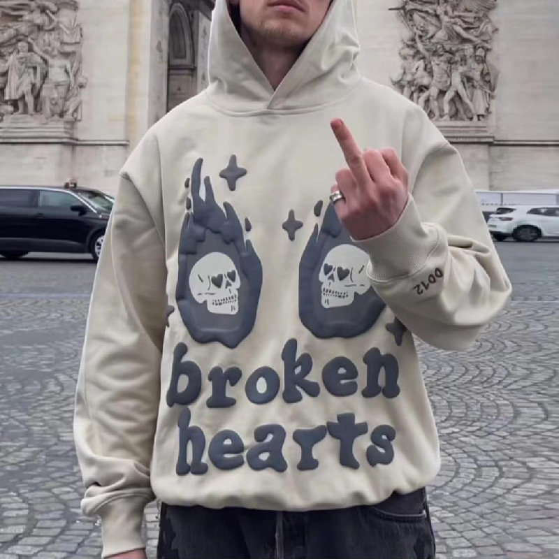 Hip Hop Skull Graffiti Hoodie