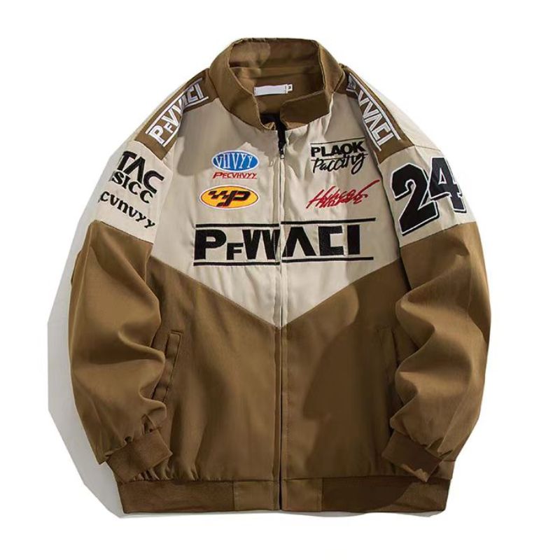 Vintage Racing Biker Jacket