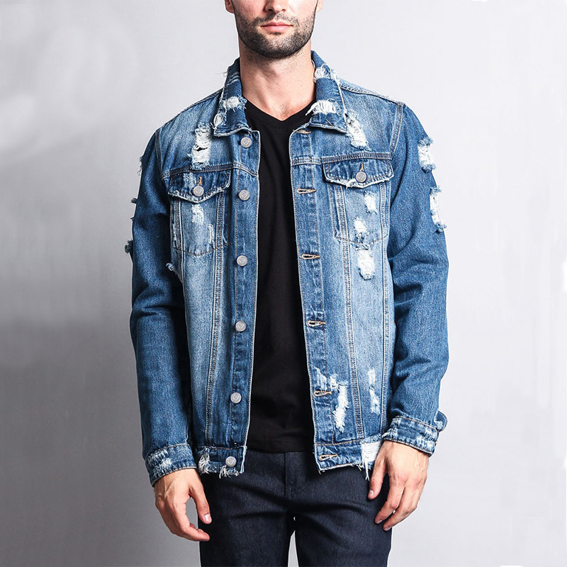 Ripped Denim Jacket