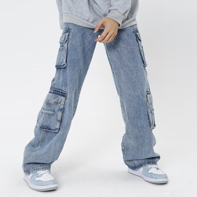 Vintage Multi Pocket Street Jeans