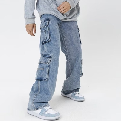 Vintage Multi Pocket Street Jeans