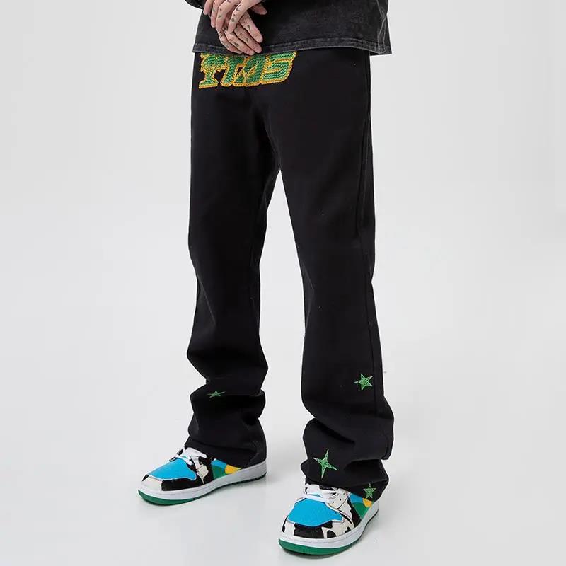 Street Embroidered Jeans