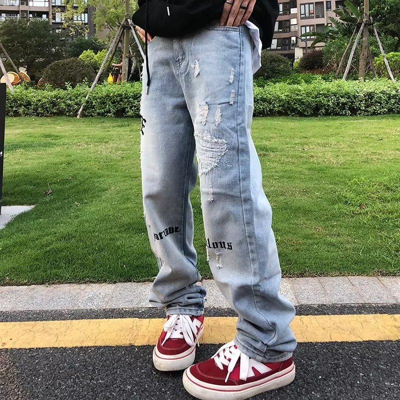 Street Hip Hop Washed Fashion Jeans