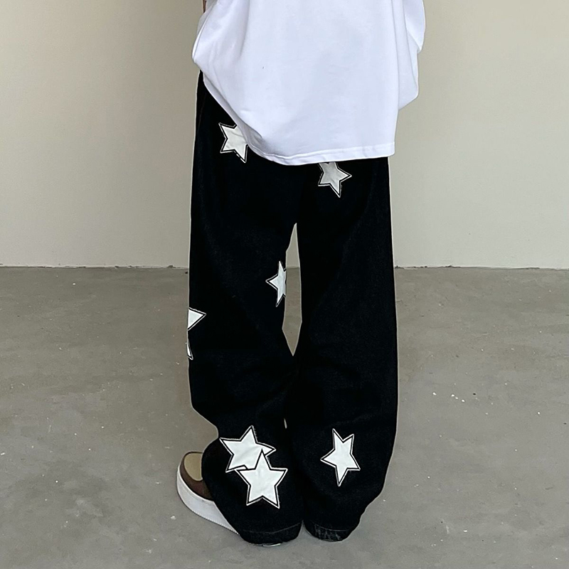 Street Star Washed High Waist Jeans