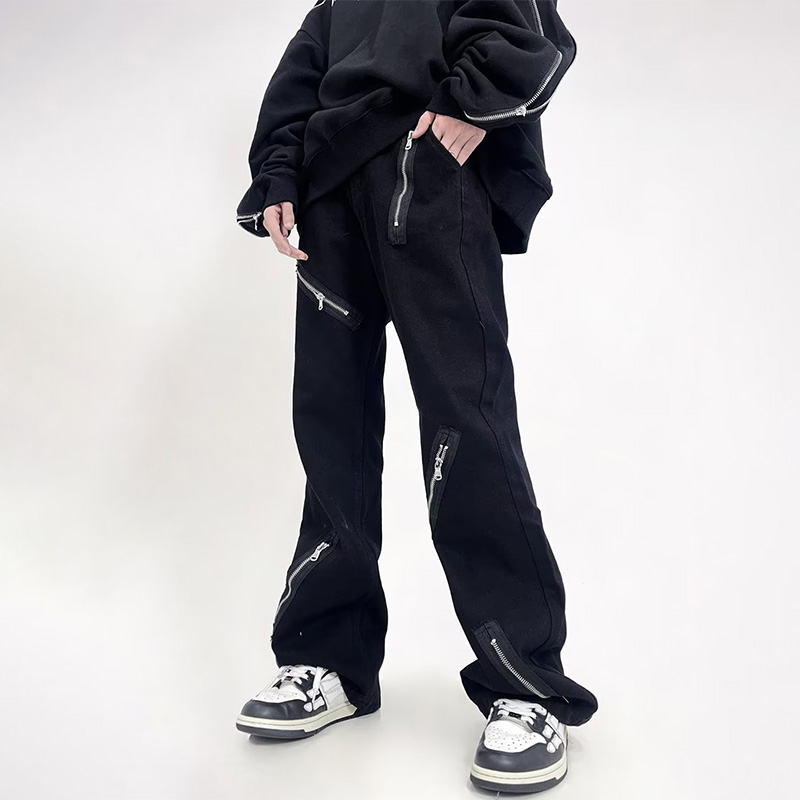 Statement Zip-Up Jeans Statement Zip-Up Jeans