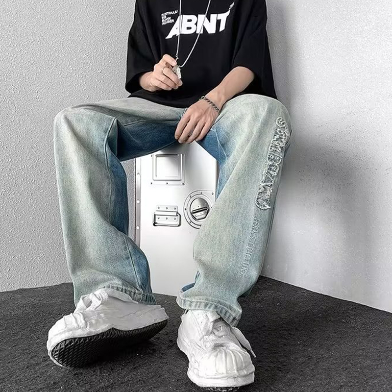 Gradient Retro Loose Jeans Gradient Retro Loose Jeans