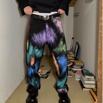 Hand Painted Colorful Jeans