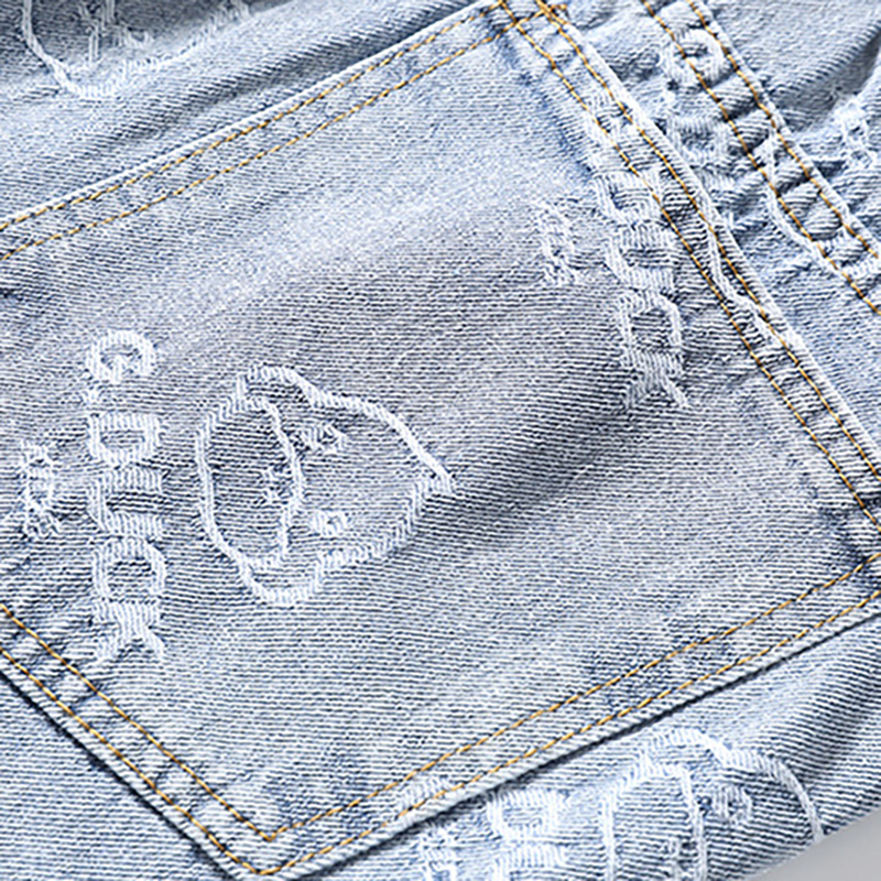 Duck Print Blue Jeans