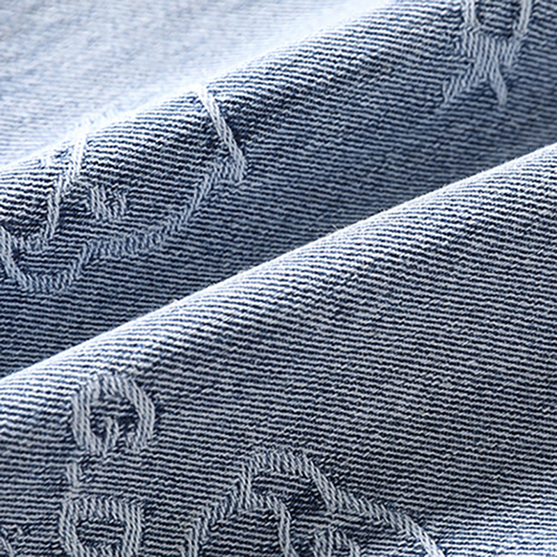 Duck Print Blue Jeans