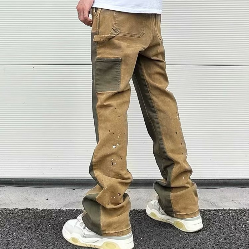 Retro Wasteland Distressed Vibe Flared Jeans
