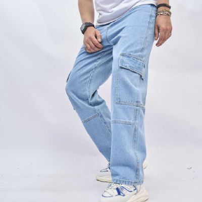 Men's Cargo Pocket Jeans