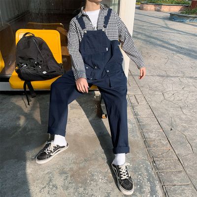 Loose Cotton Work Overalls