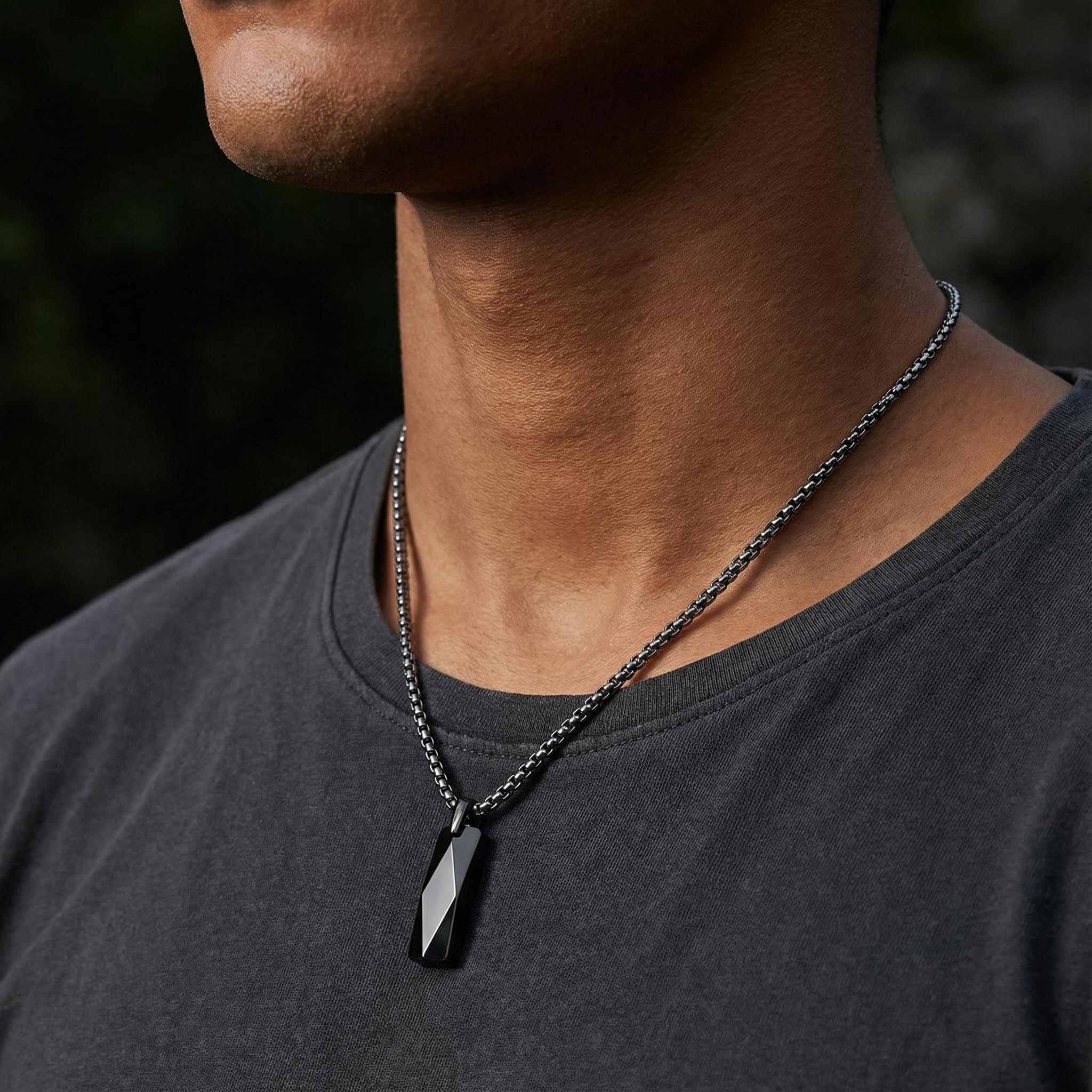 Diamond-Cut Tungsten Pendant Diamond-Cut Tungsten Pendant