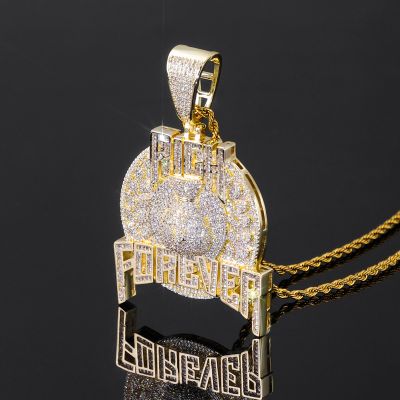 Iced RICH FOREVER Pendant