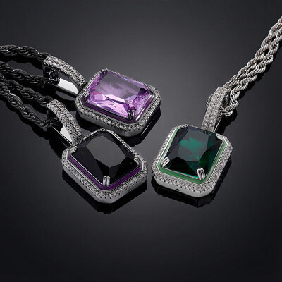 Glow in the Dark Cube Pendant