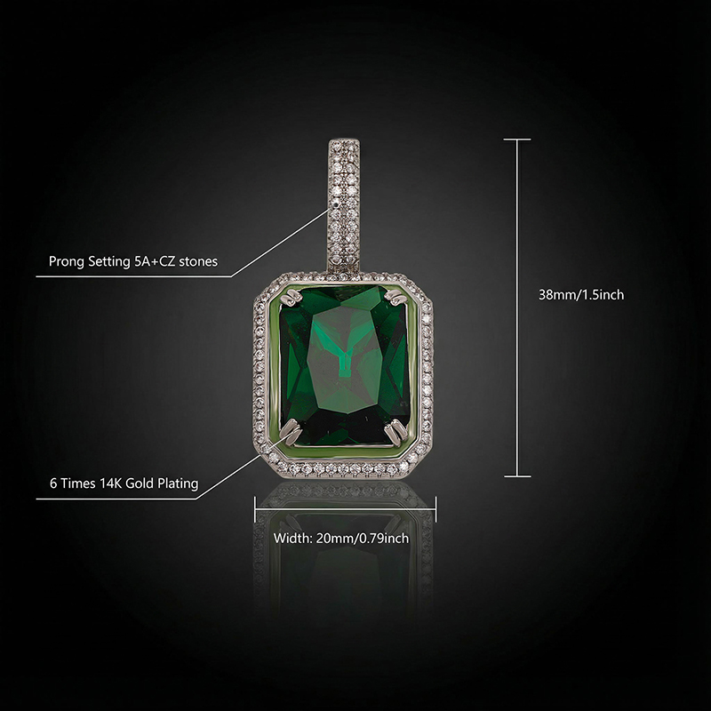 Glow in the Dark Cube Pendant Glow in the Dark Cube Pendant