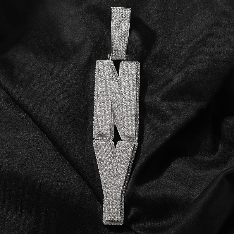 Custom Two Tone Letters/Name Pendant