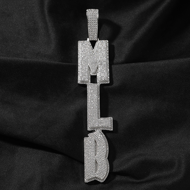 Custom Two Tone Letters/Name Pendant