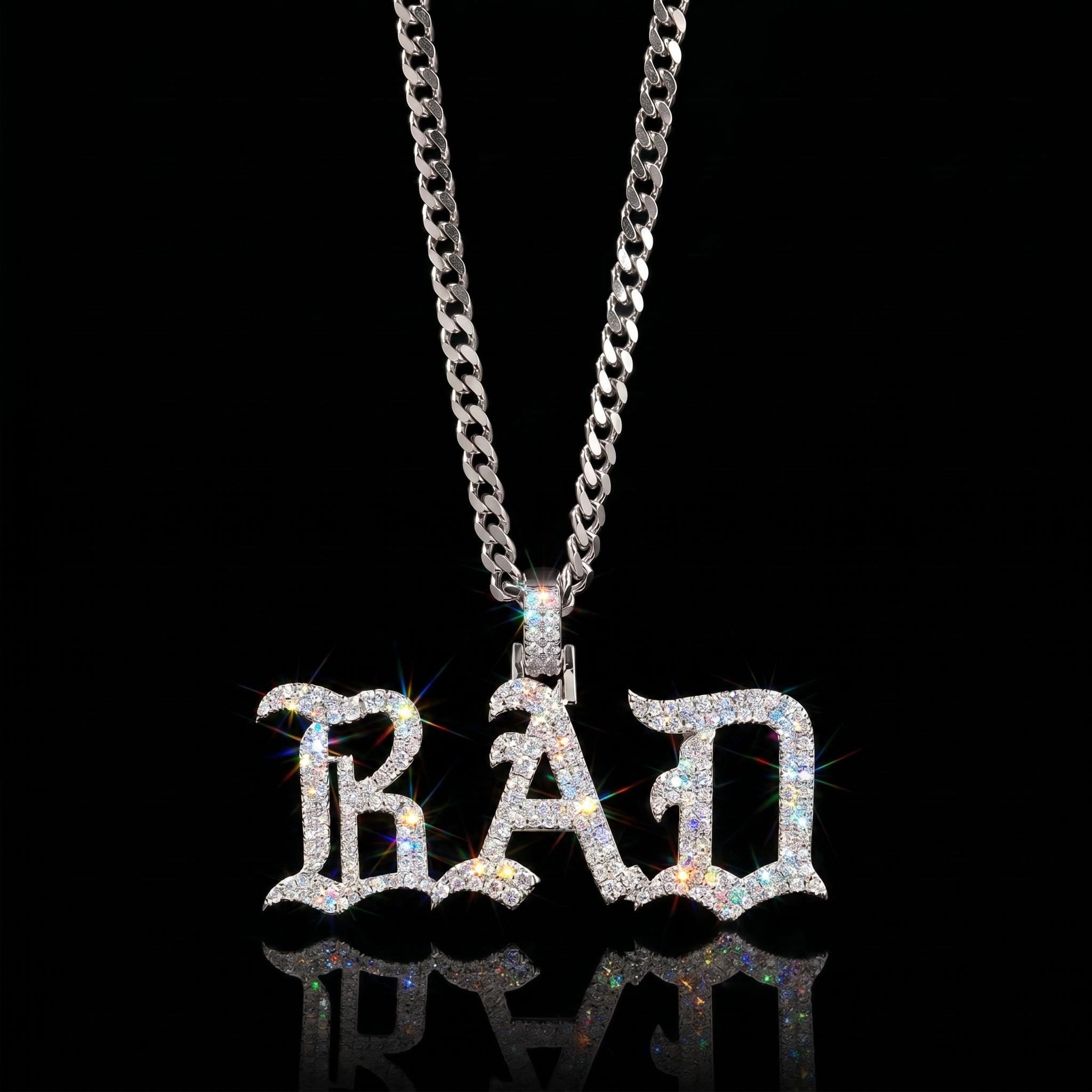 Custom Old English Name Pendant Custom Old English Name Pendant