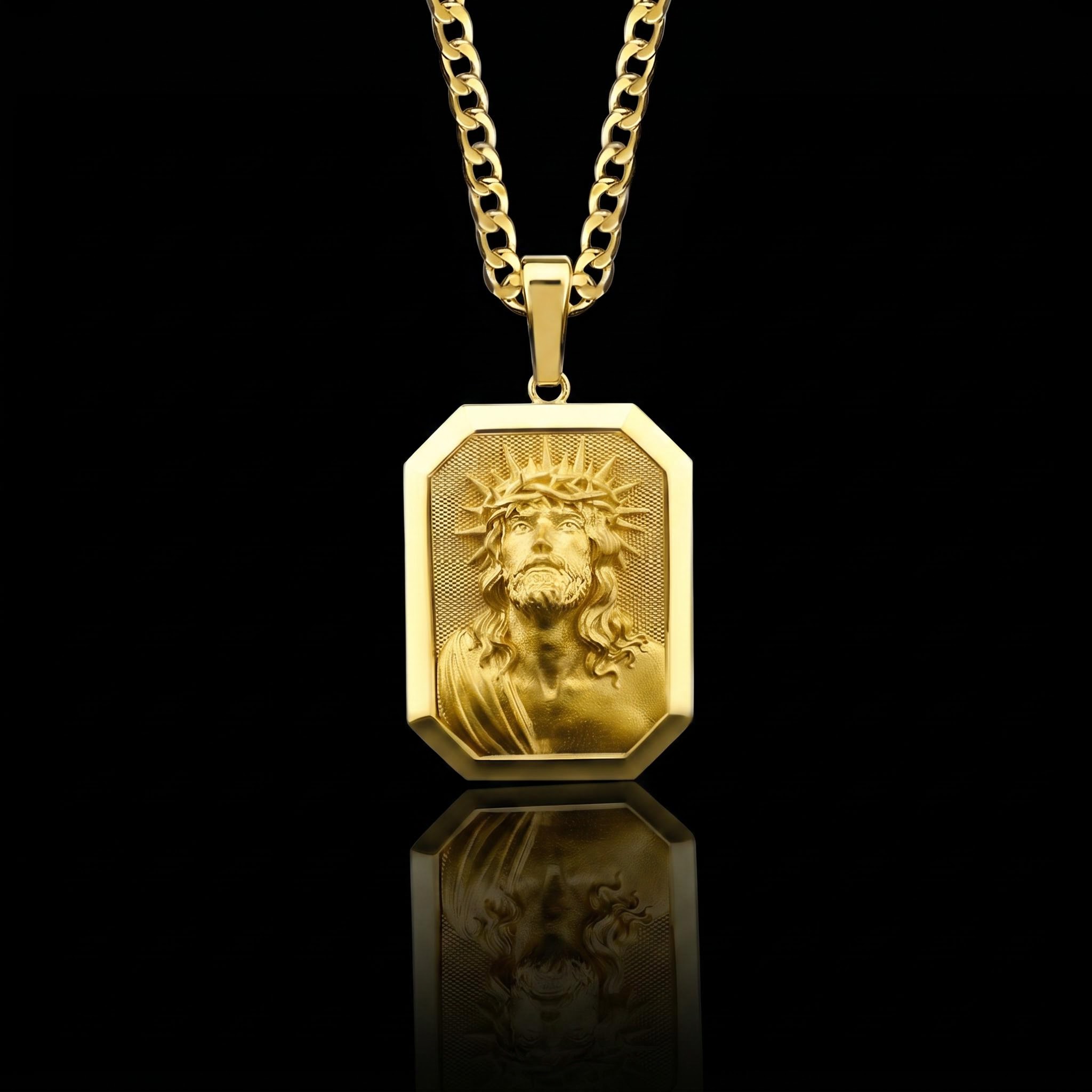 Christ Jesus Dog Tag Pendant Christ Jesus Dog Tag Pendant