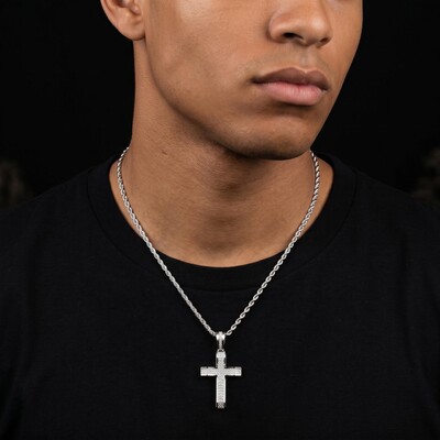 Diamonds Cross Pendant