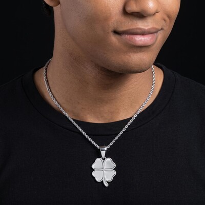 Lucky Four Leaf Clover Pendant