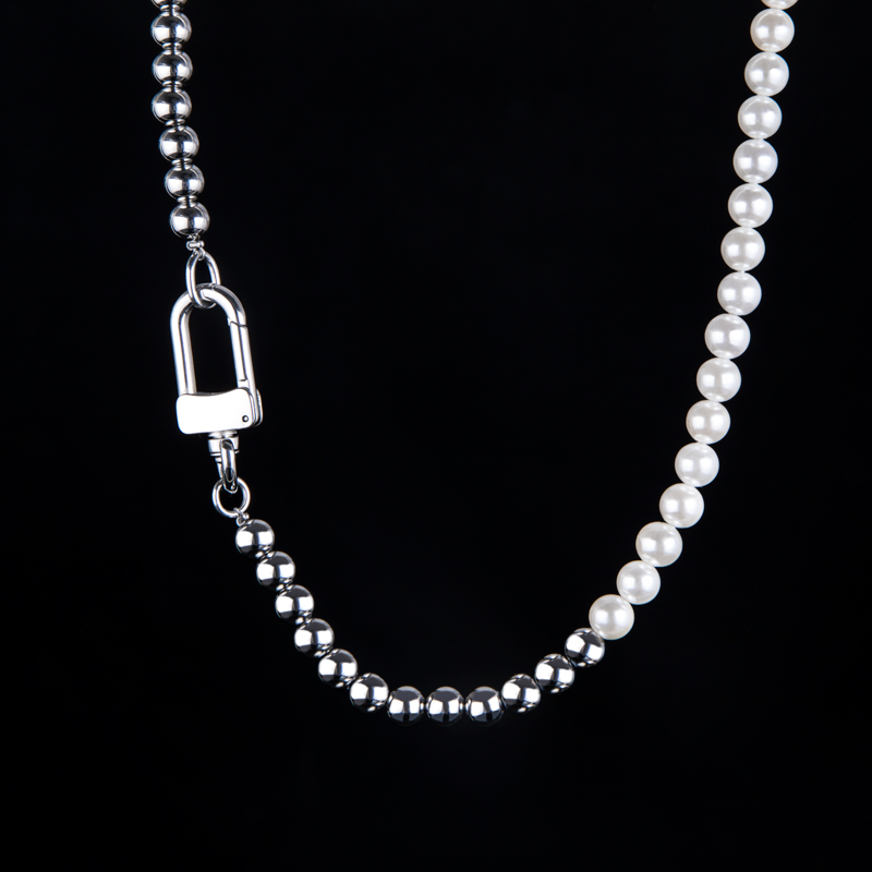  7mm Half Beads and Pearl Chain