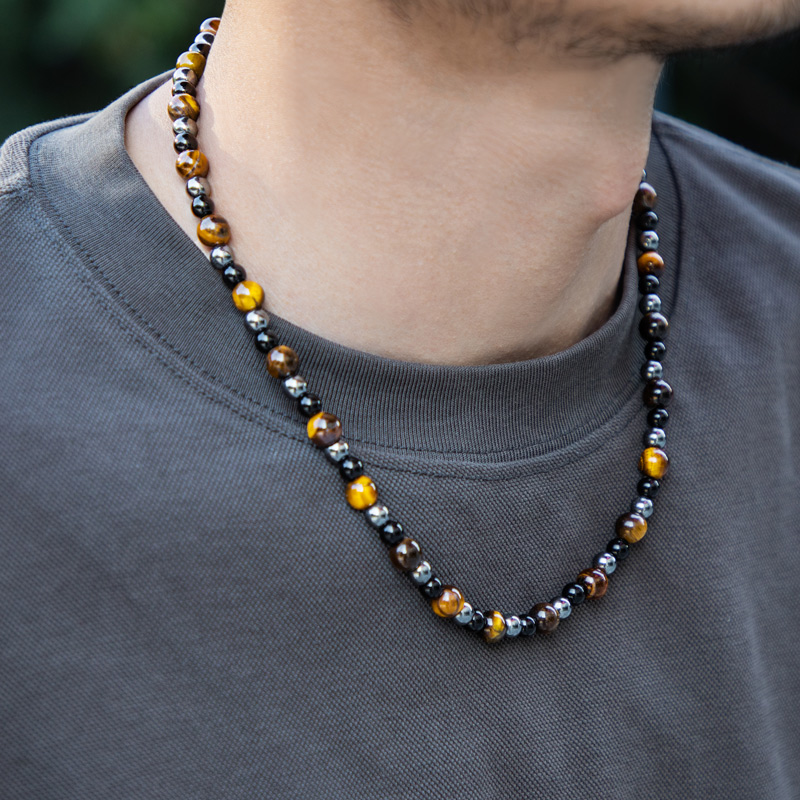 Yellow Tiger Eye Stone Chain Yellow Tiger Eye Stone Chain